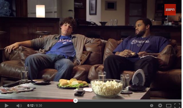 Ian Kinsler and Prince Fielder in a 2010 ad