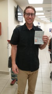 Kelly flashes his new Israeli passport